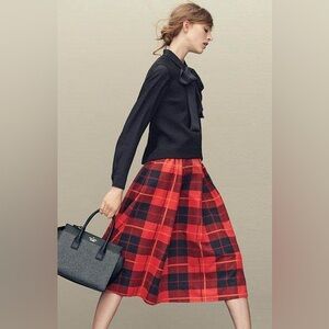 Kate Spade NWT Woodland Plaid Skirt Size 8